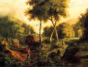 Thomas Cole Landscape1825 oil painting